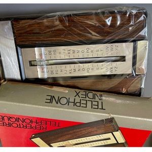 Telephone Index Vintage new